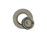 Decorative Plastic Garbage Disposer Flange with Stopper for Granite Sinks